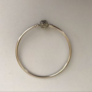 Pandora Bracelet - Bangle Style with Ornate clasp
